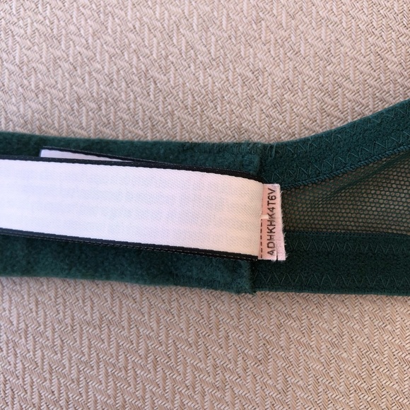 Victoria’s Secret Green With Gold Shimmer Women's Demi Cup Under Wire Bra 36D - Picture 16 of 16